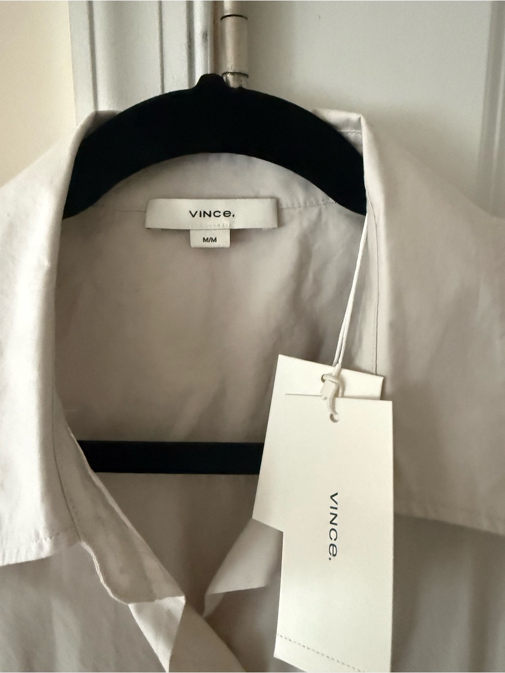 Vince Short-Sleeve Button-Up Shirt in Light Gray - Picture 2 of 3